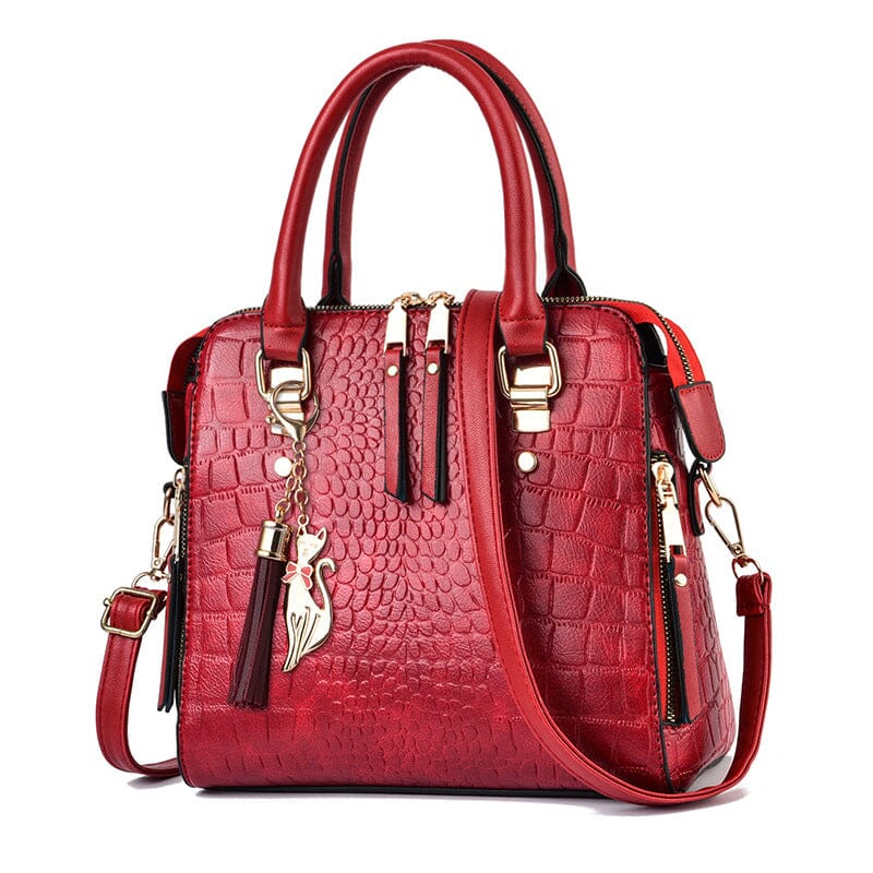 Bolsa Feminina Textura Eclipse Gaia Majestade, Sofisticação Atemporal com Alta Durabilidade