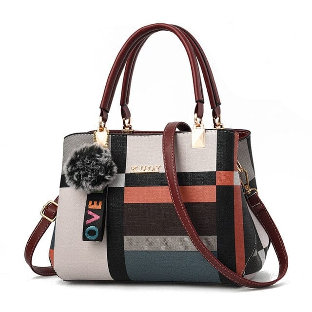 Bolsa Feminina Design Contemporâneo Aura Prisma Distinção, Elegância com Espaço e Praticidade
