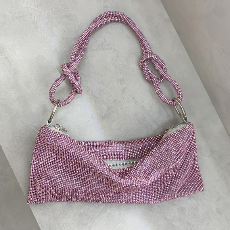 Bolsa Metálica Acabamento Brilhante Prisma Aurora, Elegância Que Atrai Todos os Olhares