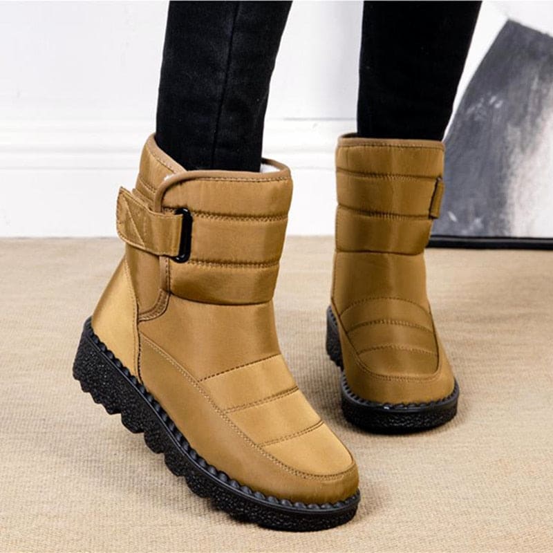 Bota Feminina Isolamento Térmico Horizonte Sereno Gaia, Conforto e Proteção Contra o Frio