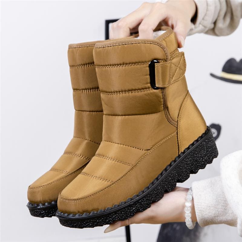 Bota Feminina Isolamento Térmico Horizonte Sereno Gaia, Conforto e Proteção Contra o Frio