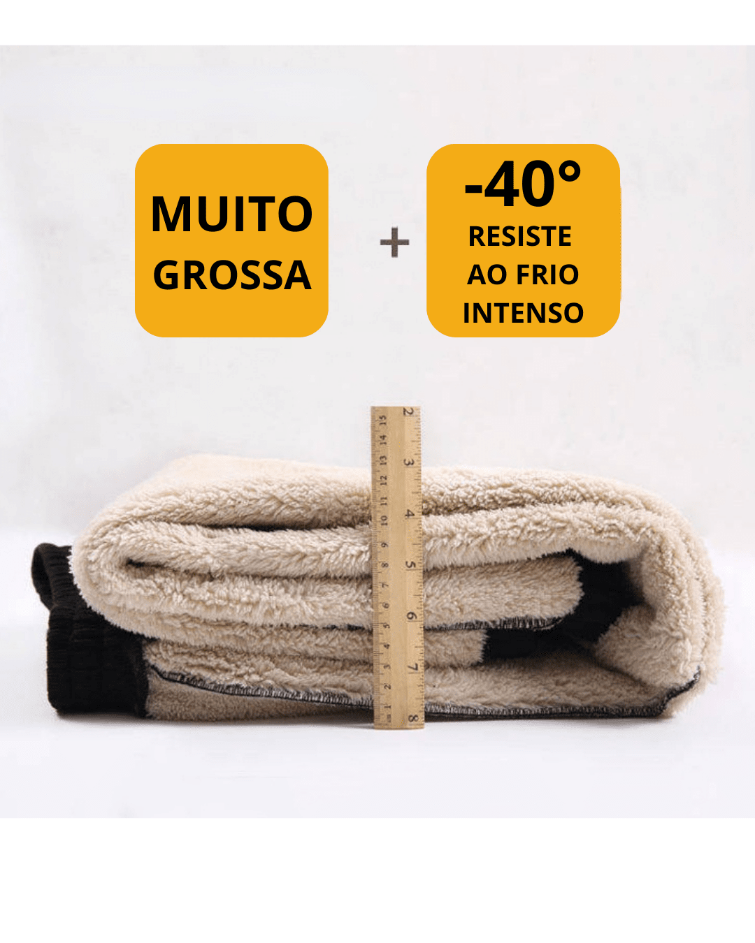 Calça Moletom Forro Térmico Aura Everest Serenidade, Conforto Máximo nos Dias Frios
