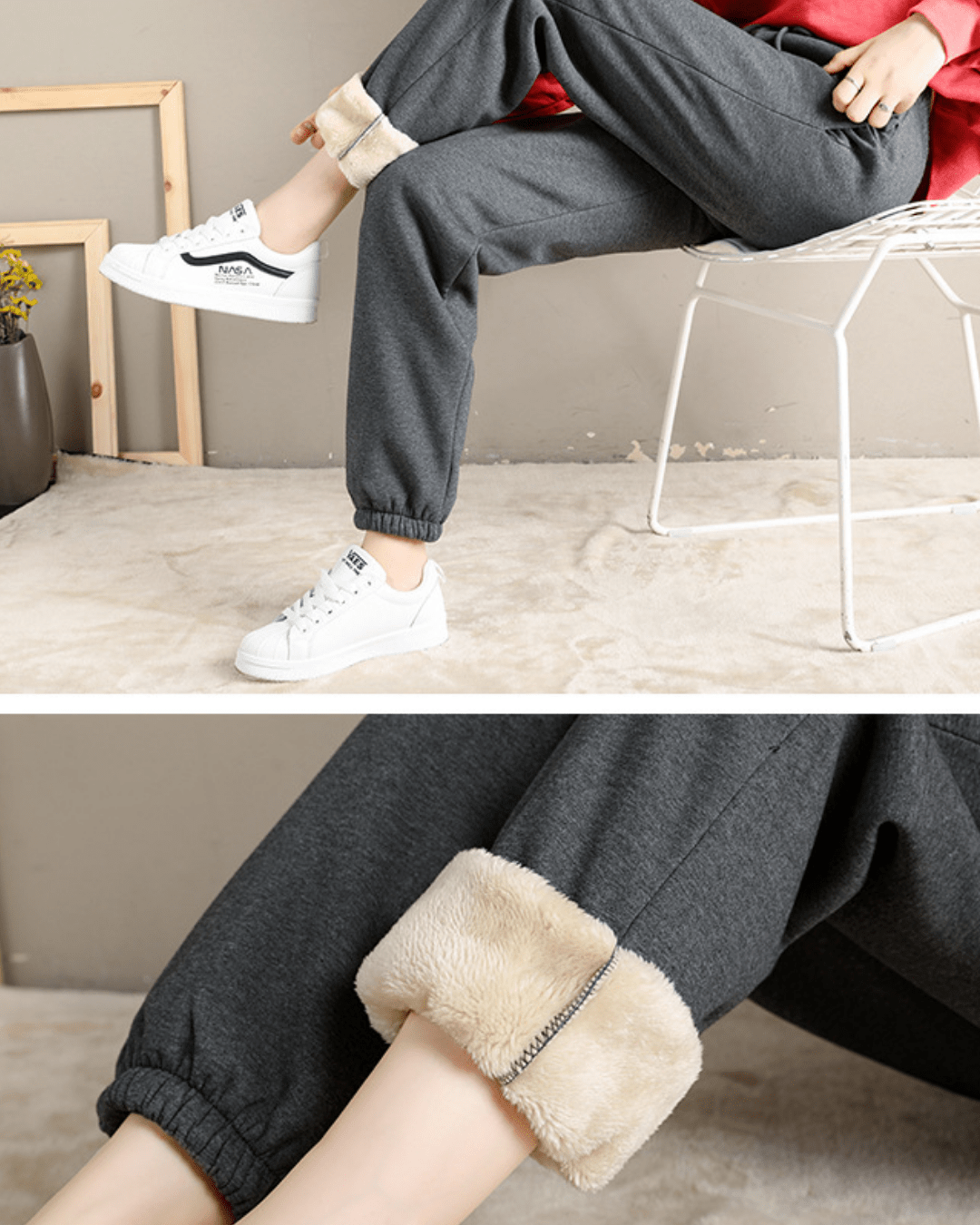Calça Moletom Forro Térmico Aura Everest Serenidade, Conforto Máximo nos Dias Frios