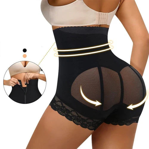 Calcinha Modeladora Enchimento Aura Plenitude, Cintura Afinada e Bumbum Empinado Instantaneamente