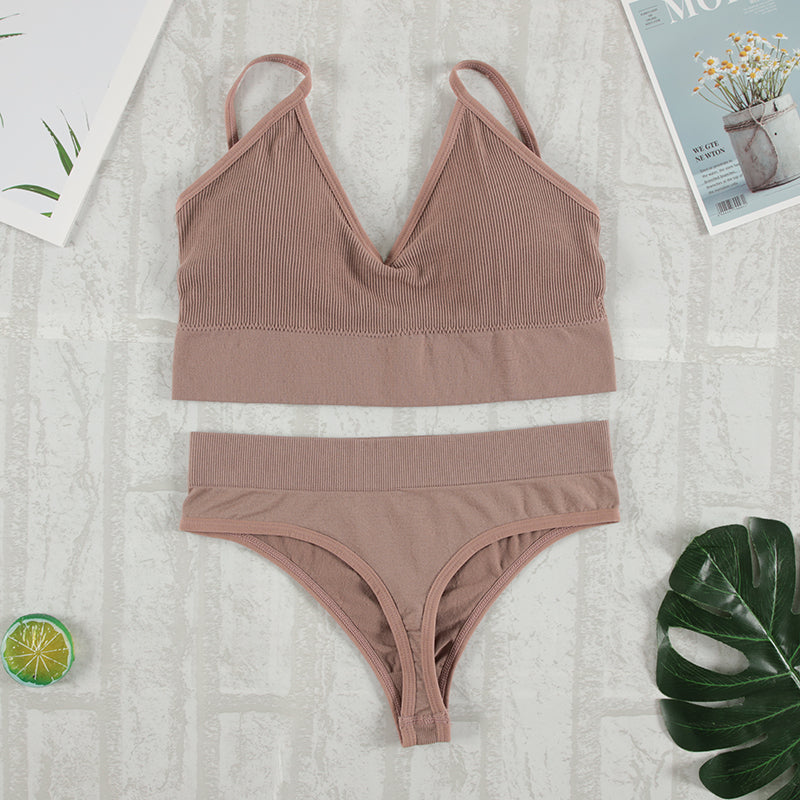 Conjunto Íntimo Tecido Flexível Aura Harmonia Zen, Versatilidade e Conforto Sem Aperto