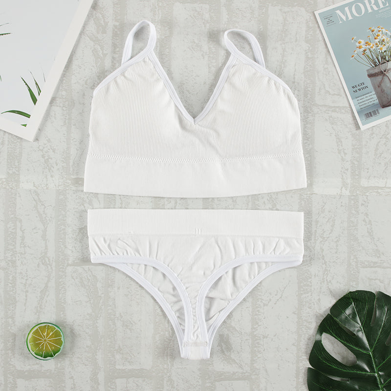 Conjunto Íntimo Tecido Flexível Aura Harmonia Zen, Versatilidade e Conforto Sem Aperto