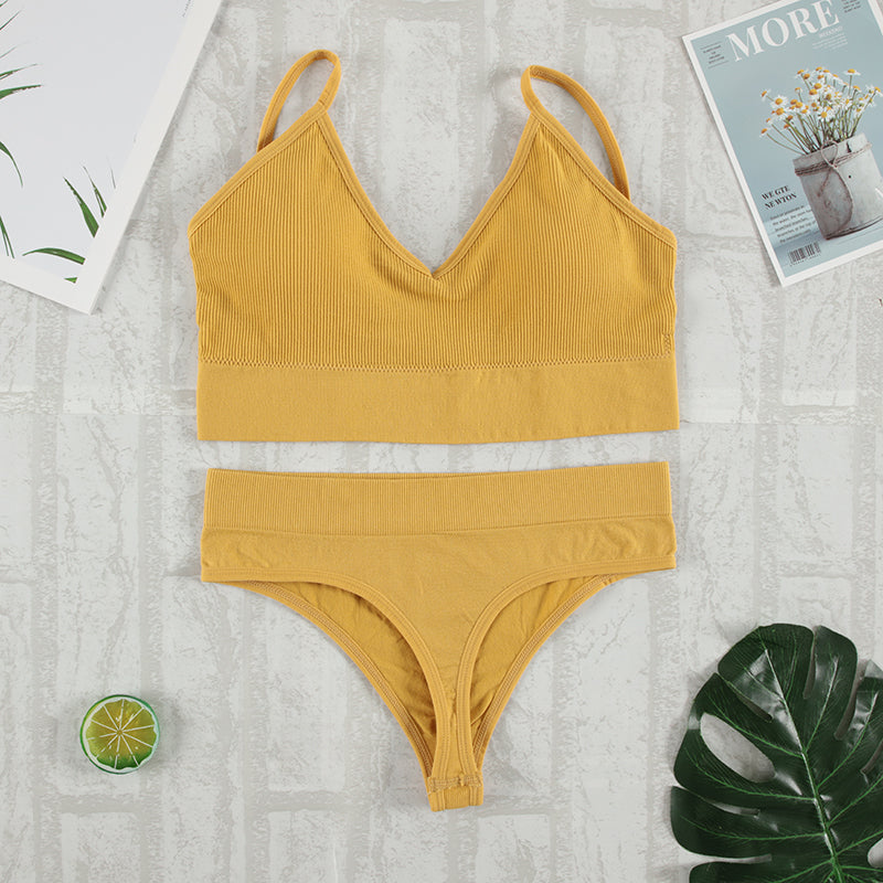 Conjunto Íntimo Tecido Flexível Aura Harmonia Zen, Versatilidade e Conforto Sem Aperto