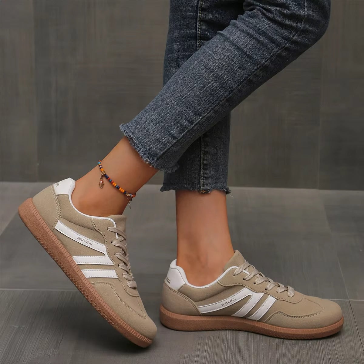 Tênis Feminino Tecido Respirável Aura Jazz Inspiração, Conforto Sofisticado para o Dia a Dia