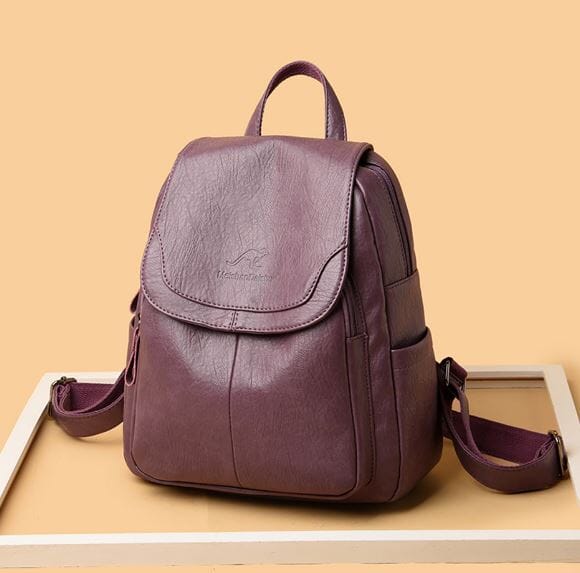Mochila Feminina Genuíno Horizonte Prisma Serenidade, Elegância Versátil Para o Dia a Dia