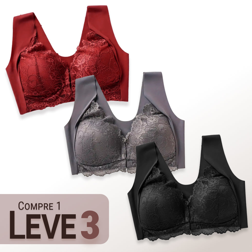 Sutiã Suporte Ergonômico Harmonia Zen Brisa, Conforto Absoluto o Dia Todo - Compre 1 Leve 3