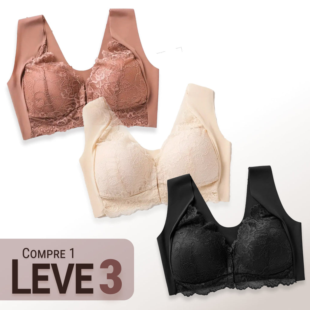 Sutiã Suporte Ergonômico Harmonia Zen Brisa, Conforto Absoluto o Dia Todo - Compre 1 Leve 3