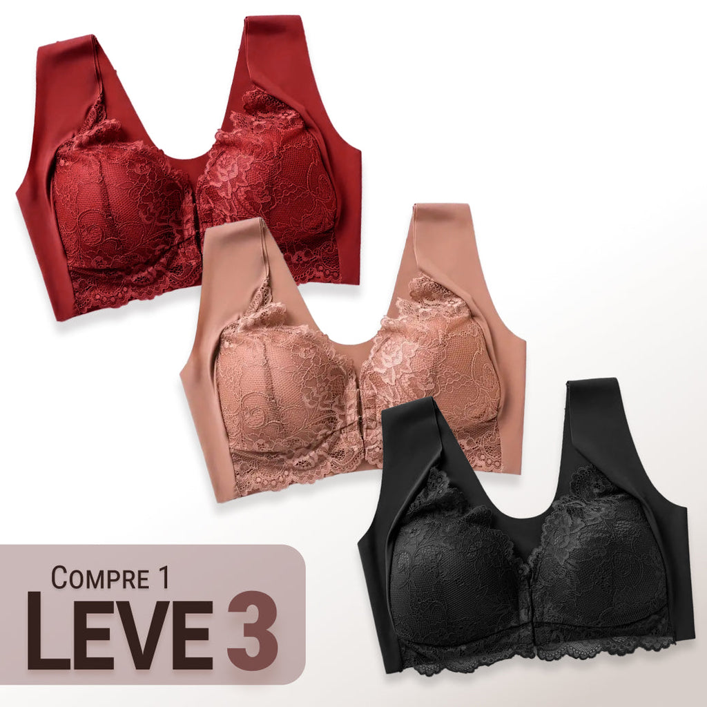 Sutiã Suporte Ergonômico Harmonia Zen Brisa, Conforto Absoluto o Dia Todo - Compre 1 Leve 3