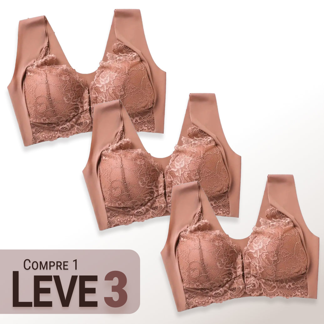 Sutiã Suporte Ergonômico Harmonia Zen Brisa, Conforto Absoluto o Dia Todo - Compre 1 Leve 3