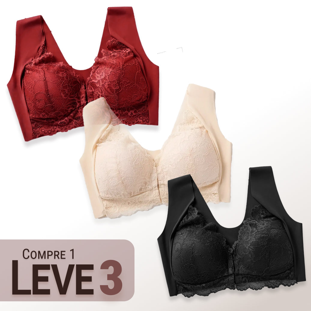Sutiã Suporte Ergonômico Harmonia Zen Brisa, Conforto Absoluto o Dia Todo - Compre 1 Leve 3
