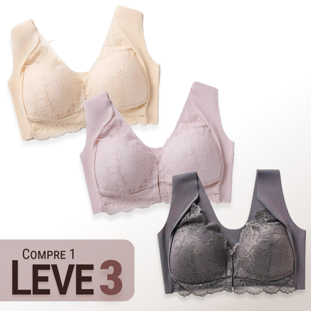 Sutiã Suporte Ergonômico Harmonia Zen Brisa, Conforto Absoluto o Dia Todo - Compre 1 Leve 3