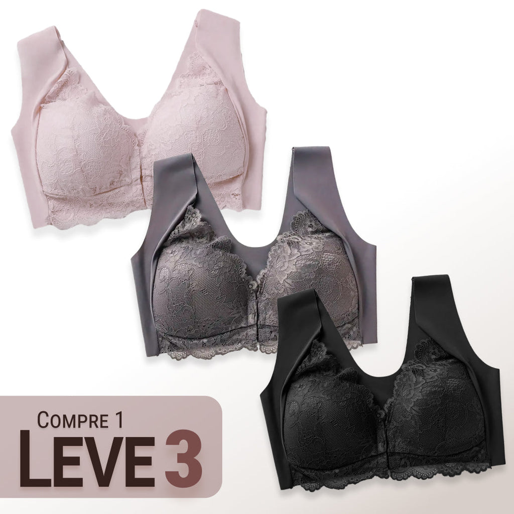 Sutiã Suporte Ergonômico Harmonia Zen Brisa, Conforto Absoluto o Dia Todo - Compre 1 Leve 3